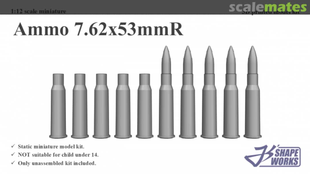 Boxart Ammo 7.62x53mmR JS12A044 Js' Shapeworks