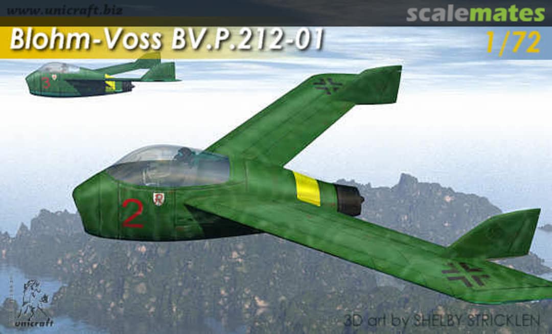 Boxart Blohm-Voss BV.P.212-01 Unicraft Models Boxart Blohm-Voss BV.P.212-01 Unicraft Models