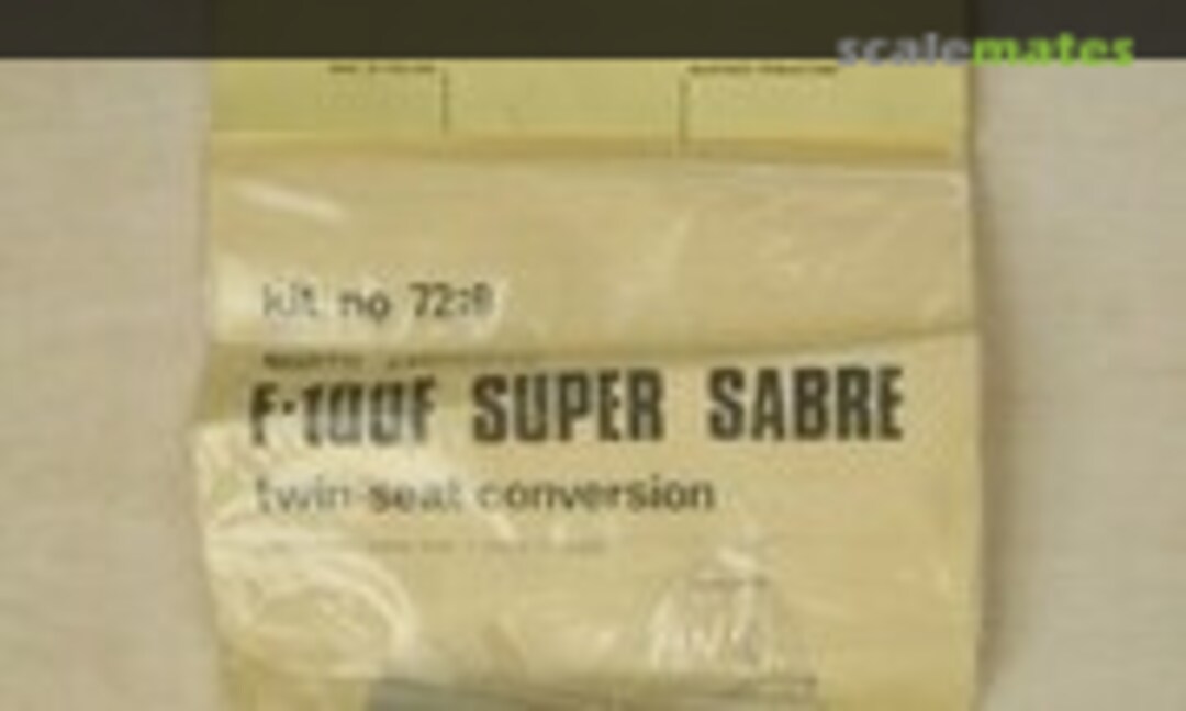 1:72 North American F-100F Super Sabre Two-seat Conversion (Maintrack Models 72:9)