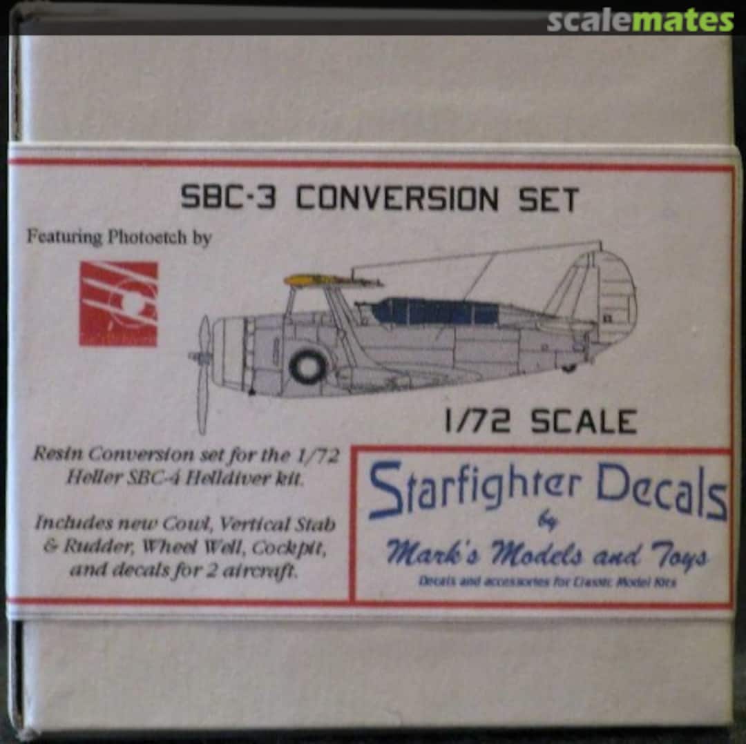 Boxart SBC-3 Conversion Set 7205 Starfighter Decals Boxart SBC-3 Conversion Set 7205 Starfighter Decals