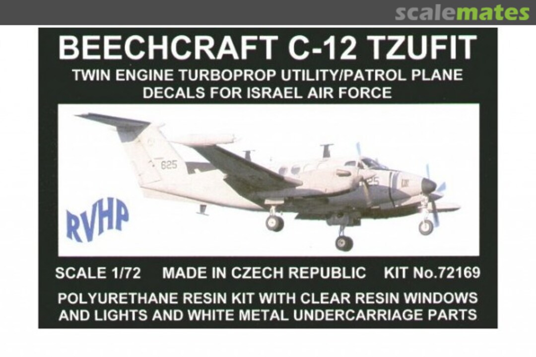 Boxart BEECHCRAFT C-12 TSUFIT IAF 72169 RVHP Boxart BEECHCRAFT C-12 TSUFIT IAF 72169 RVHP