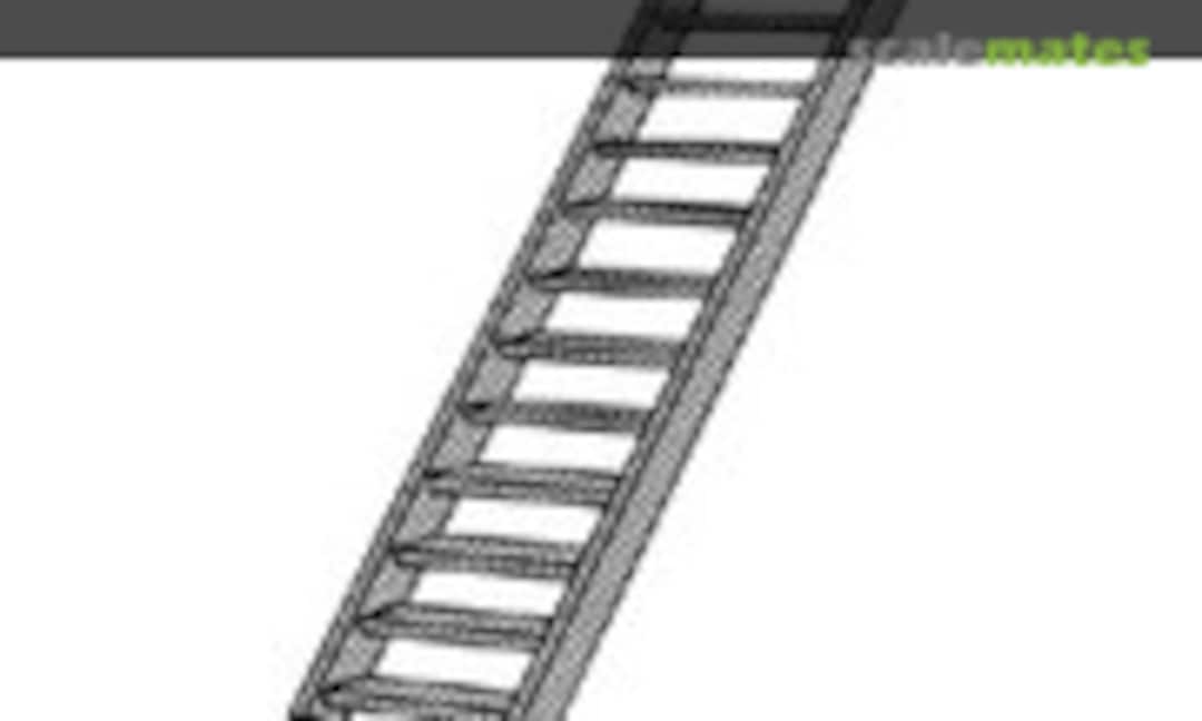 1:200 Stairway (2.4 x 5.6 x 75 mm) (Plastruct 90661) 90661