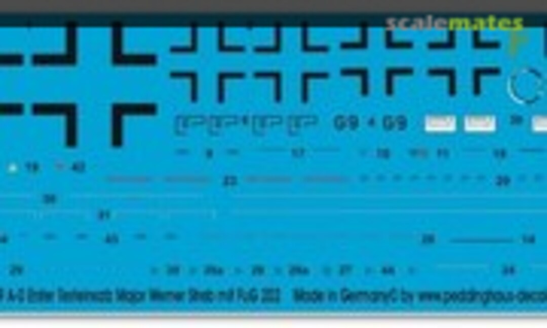 1:48 He 219A-0 Erster Testeinsatz Major Werner Streb mit FuG 202 (Peddinghaus-Decals EP 2723) EP 2723