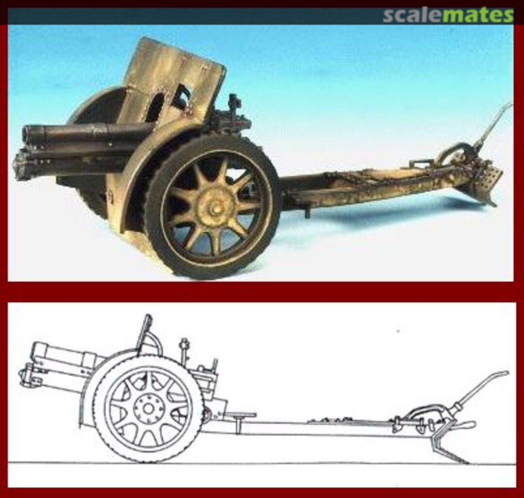 Boxart Obice da 100/17 mod. 14 10 cm. Fedhaubitze (315 i) R038 CRIEL.MODEL