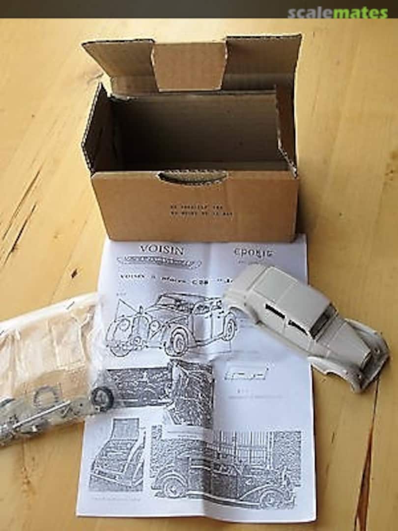 Boxart Voisin C28 Berline 1 Epokit Boxart Voisin C28 Berline 1 Epokit