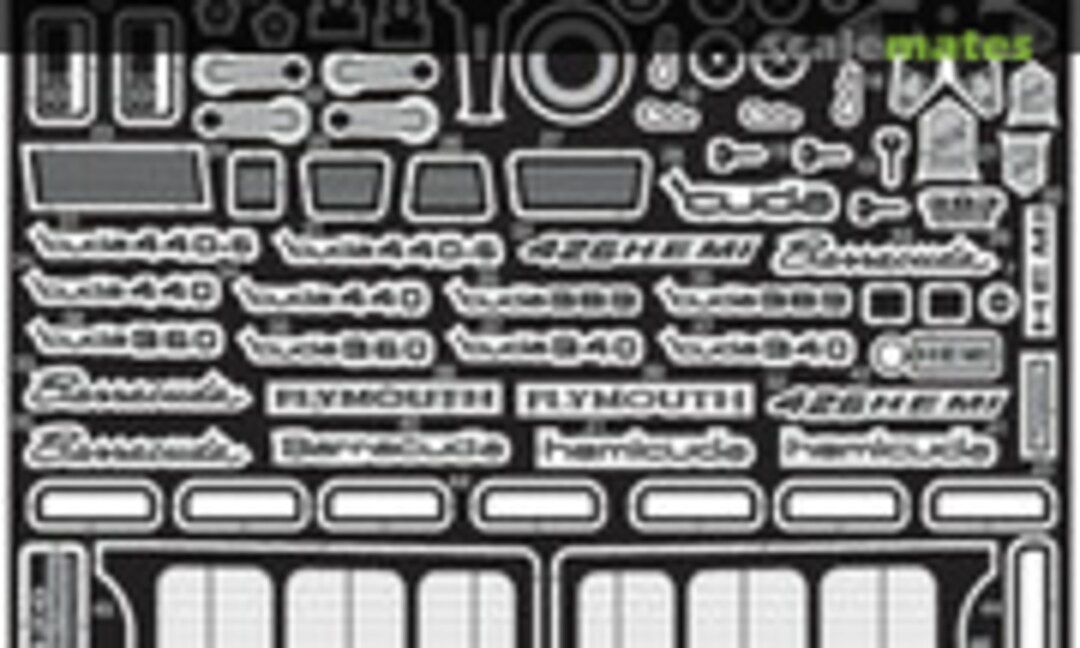 1:24 '71 Hemi Cuda Detail set for Revell Kits (The Model Car Garage MCG-2213)