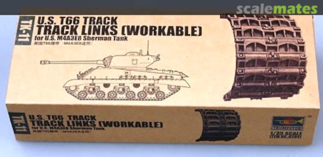 Boxart T66 Track Links (Workable) 02041 Trumpeter