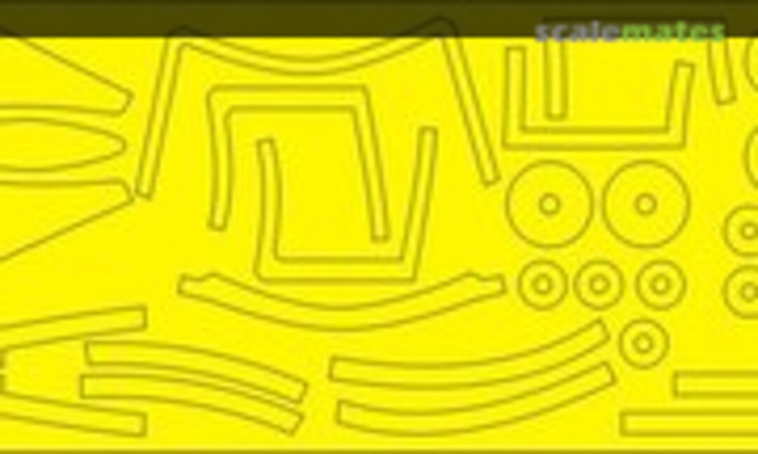 1:48 Vought F7U-3/F7U-3M Cutlass masks (New Ware NWAM015) NWAM015