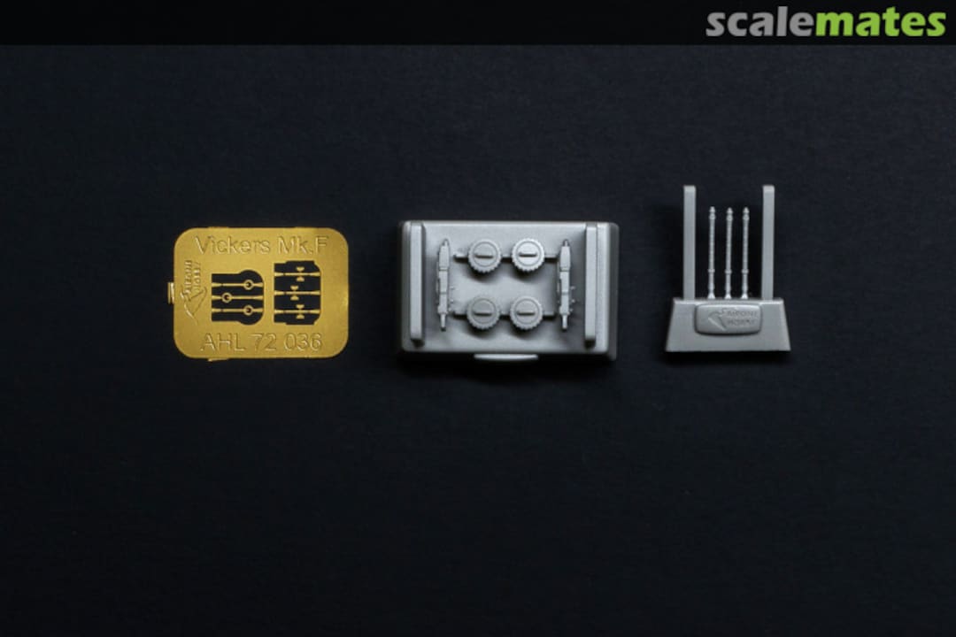 Boxart Vickers F machine gun AHL72036 Airone Hobby