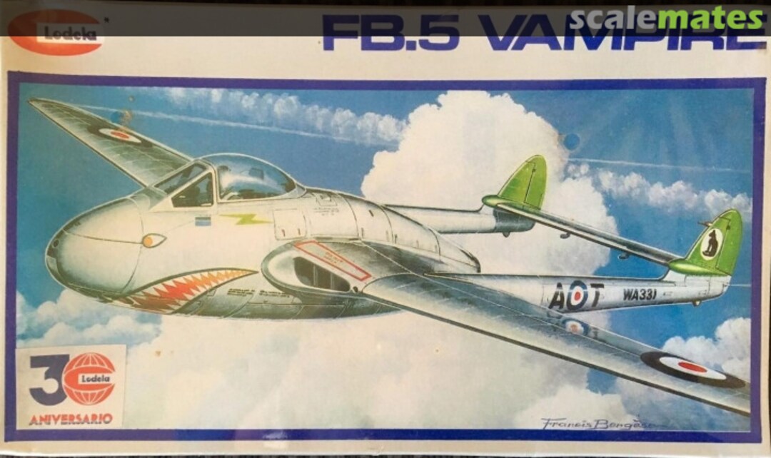 Boxart FB.5 Vampire RH-9283 Lodela Boxart FB.5 Vampire RH-9283 Lodela