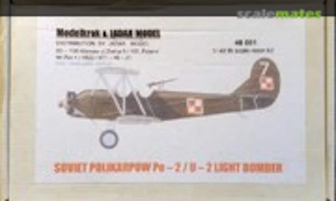 1:48 Soviet Polikarpow Po-2 / U-2 Light Bomber (Modelkrak 48 001)