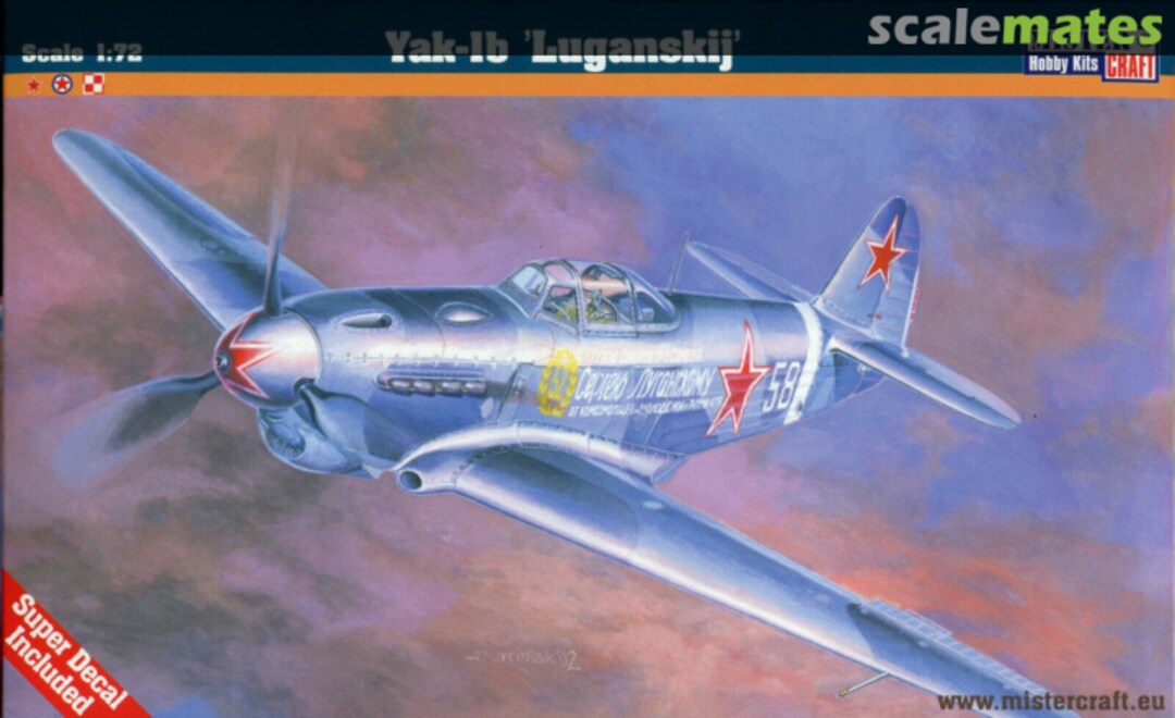 Boxart Yak-1b 'Luganskij' B-17 MisterCraft Boxart Yak-1b 'Luganskij' B-17 MisterCraft