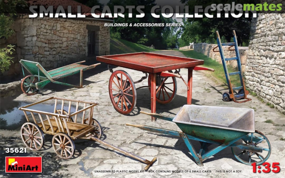 Boxart Small Carts Collection 35621 MiniArt Boxart Small Carts Collection 35621 MiniArt