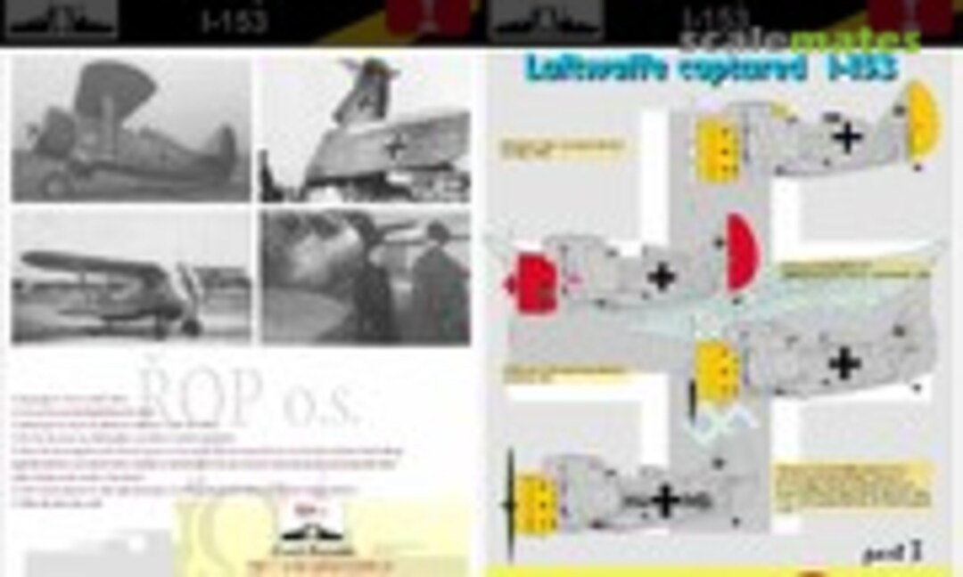 1:72 POLIKARPOV I-153 - LUFTWAFFE CAPTURED I-153 (ROP o.s. MNFDL72018) MNFDL72018