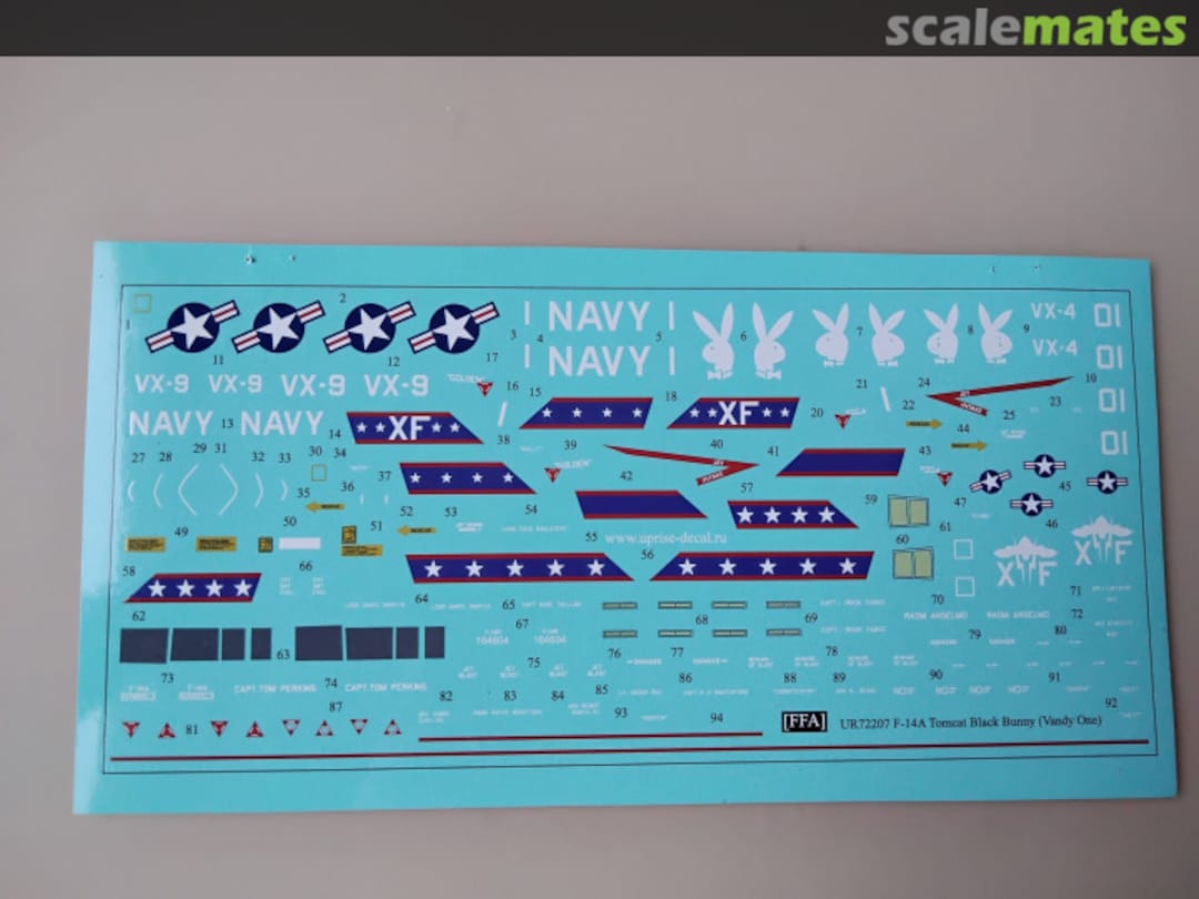 Contents F-14A/D Tomcat UR72207 UpRise Decal Contents F-14A/D Tomcat UR72207 UpRise Decal