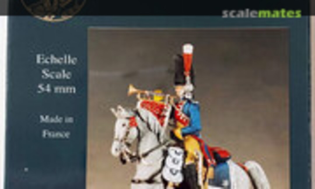 54mm French Gendarme à cheval Trumpeter (Historex HX9318)