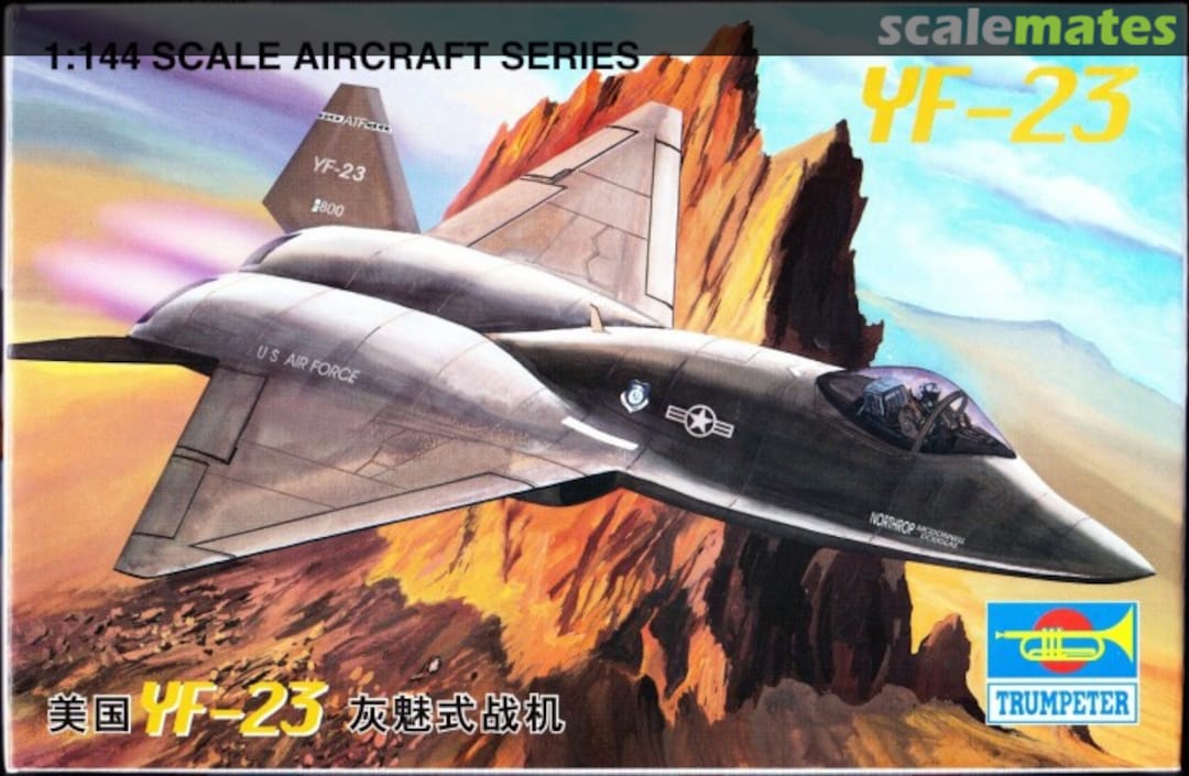 Boxart YF-23 Black Widow II 01332 Trumpeter Boxart YF-23 Black Widow II 01332 Trumpeter