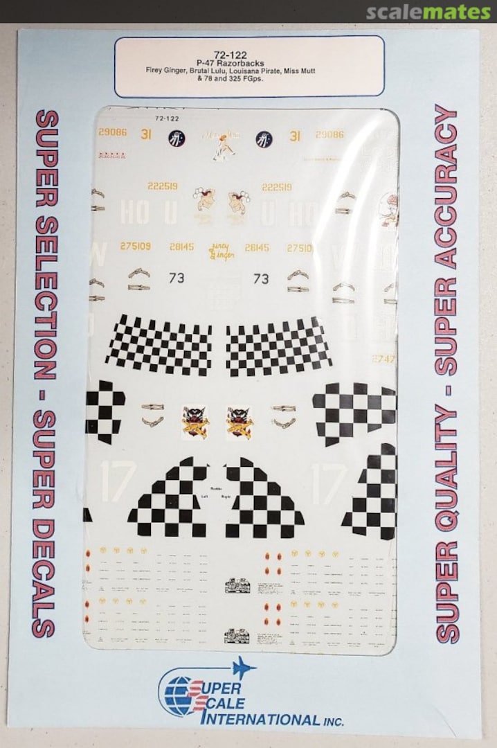 Boxart P-47 Razorbacks 72-122 SuperScale International Boxart P-47 Razorbacks 72-122 SuperScale International