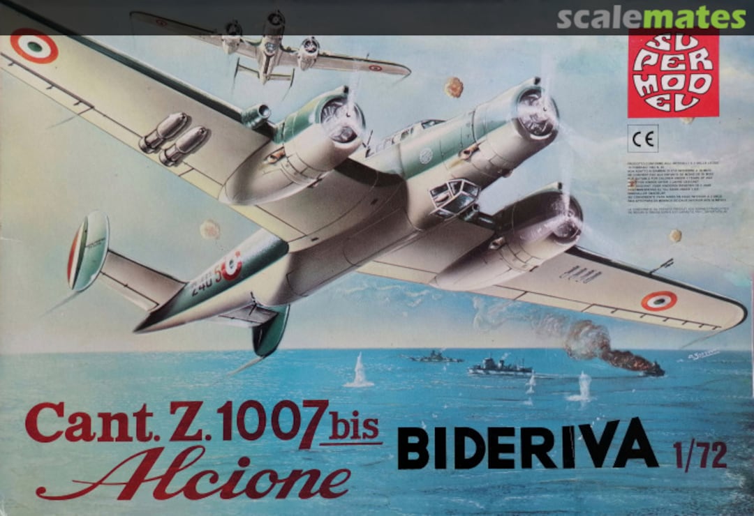 Boxart Cant. Z.1007bis Alcione Bideriva 10-006 Supermodel