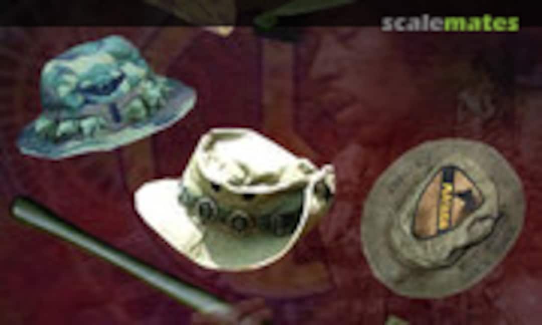 1:35 U.S. Boonie Hats (10 pcs) and E-tools (3 pcs) (Bravo-6 B6-35048) B6-35048