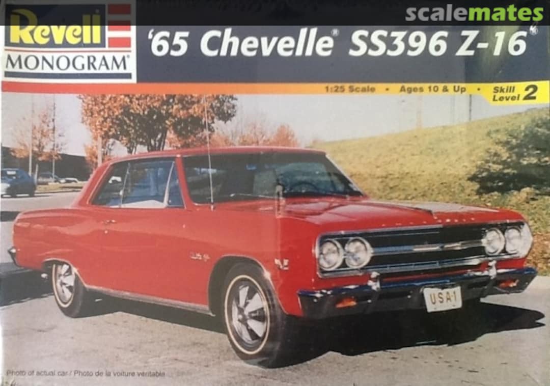 Boxart '65 Chevelle SS396 Z-16 85-7611 Revell Monogram Boxart '65 Chevelle SS396 Z-16 85-7611 Revell Monogram