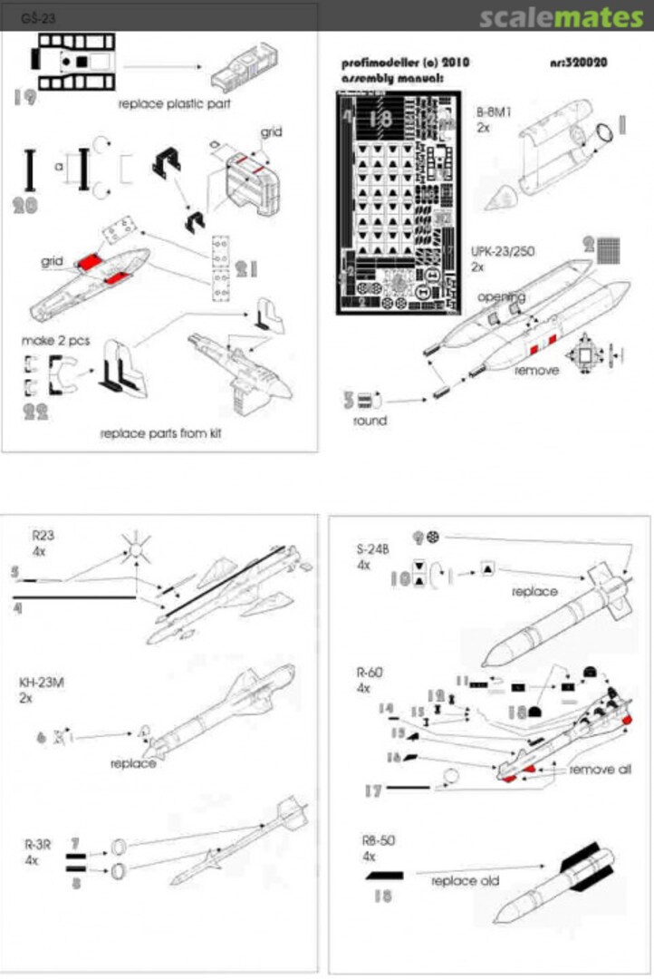 Boxart MiG-23 - Armament Set no. 1 32020 Profimodeller Boxart MiG-23 - Armament Set no. 1 32020 Profimodeller