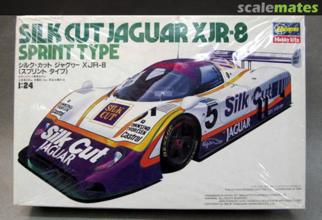 Boxart Silk Cut Jaguar XJR-8 Sprint Type CC03-1200 Hasegawa Boxart Silk Cut Jaguar XJR-8 Sprint Type CC03-1200 Hasegawa