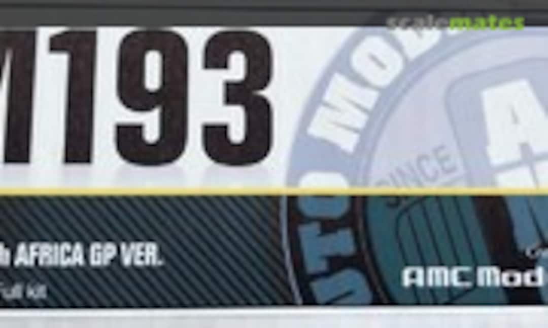 1:20 Minardi M193 (Auto Modeler's Cafe AMC-0004) AMC-0004