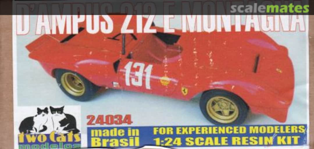 Boxart Ferrari 212E 24034 Two Cats Models Boxart Ferrari 212E 24034 Two Cats Models