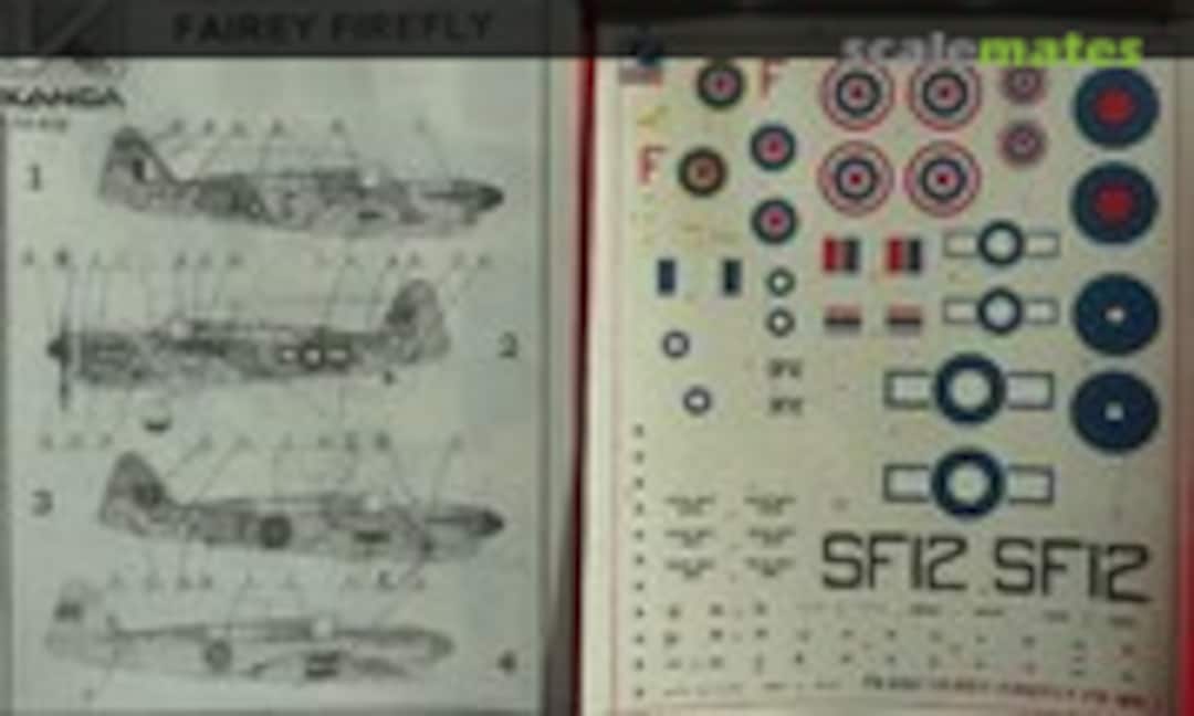 1:72 Fairey Firefly (Kanga Decals 72-032) 72-032