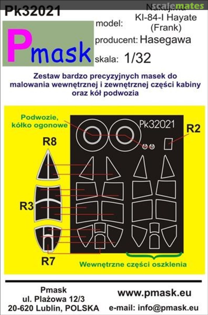 Boxart Nakajima KI-84-I Hayate (Frank) PK32021 Pmask Boxart Nakajima KI-84-I Hayate (Frank) PK32021 Pmask