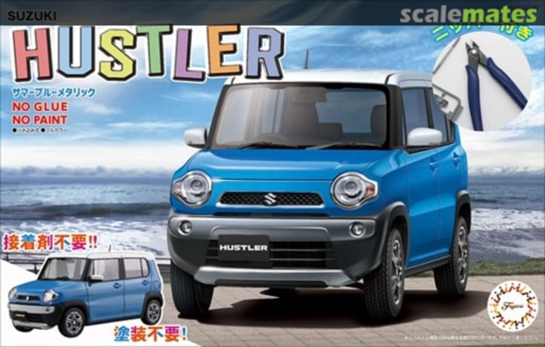 Boxart Suzuki Hustler (Summer Blue Metallic) (w/Side Cutter) 06611 Fujimi Boxart Suzuki Hustler (Summer Blue Metallic) (w/Side Cutter) 06611 Fujimi