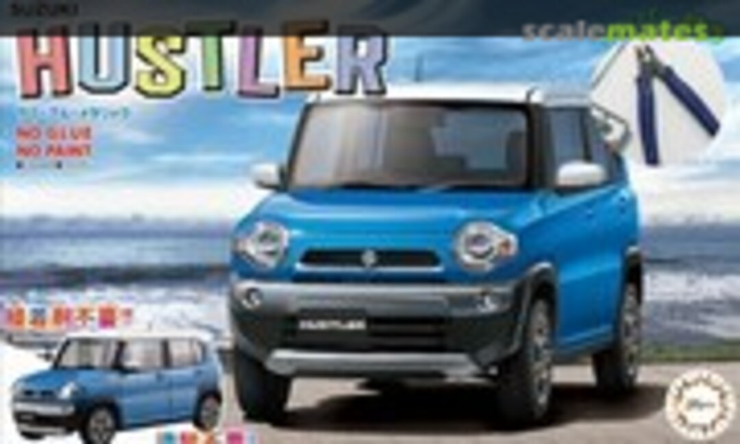 1:24 Suzuki Hustler (Summer Blue Metallic) (w/Side Cutter) (Fujimi 06611) 06611