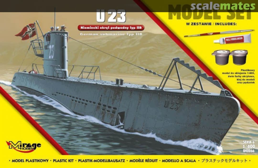 Boxart Mirage U-Boot Type IIB U-23 | MODEL SET | 840066 Mirage Hobby Boxart Mirage U-Boot Type IIB U-23 | MODEL SET | 840066 Mirage Hobby