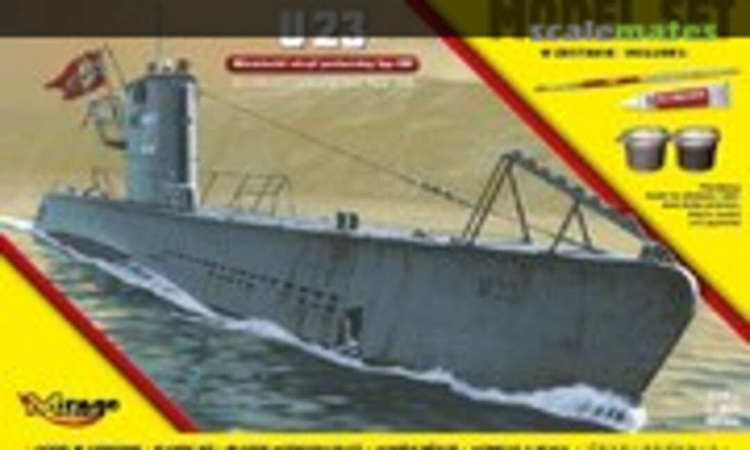 1:400 Mirage U-Boot Type IIB U-23 | MODEL SET | (Mirage Hobby 840066) 840066