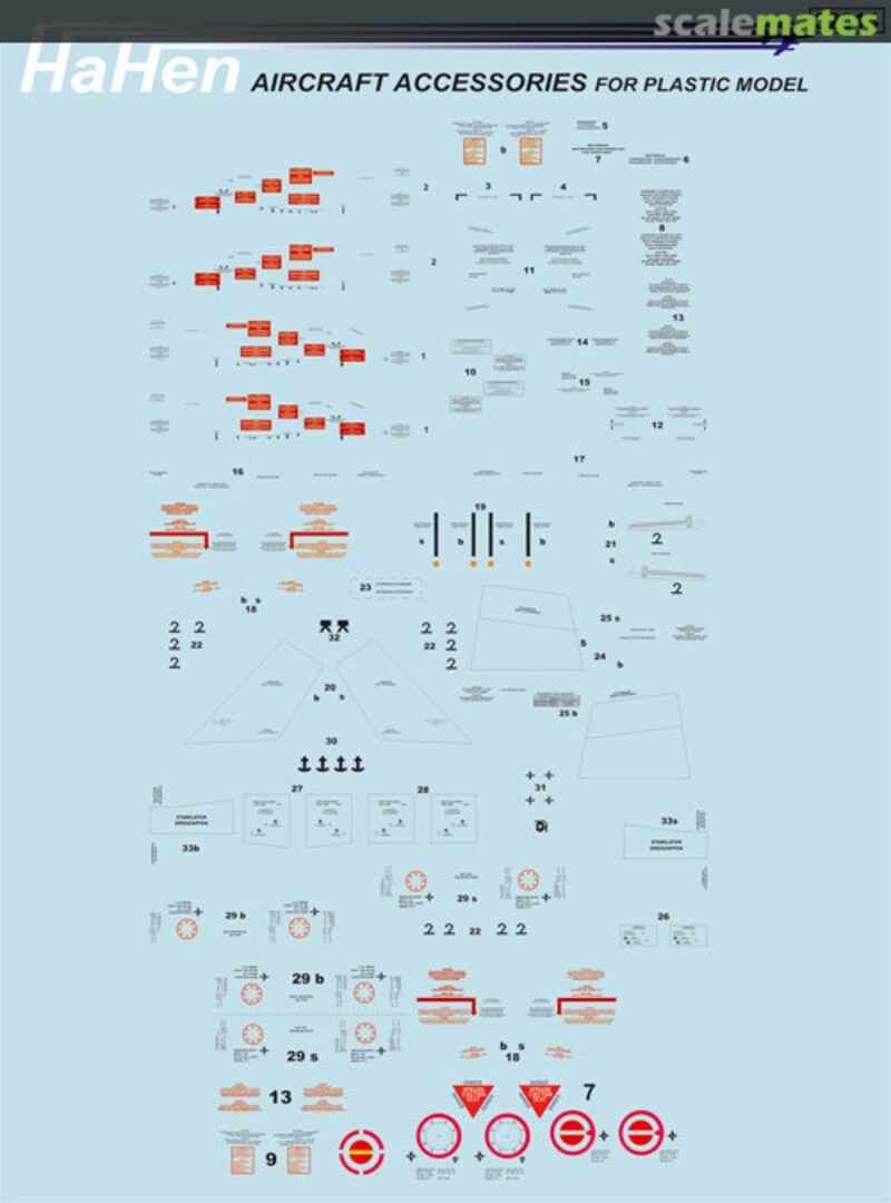 Boxart F-104G Stencils 32014 HaHen Boxart F-104G Stencils 32014 HaHen
