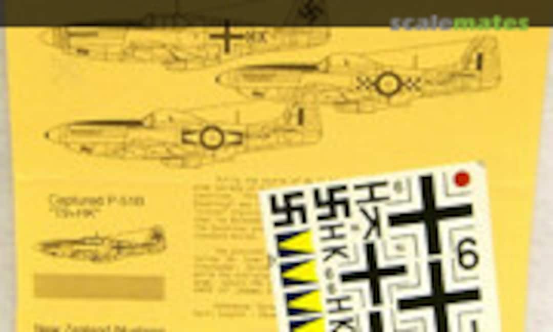 1:48 Captured P-51B and two New Zealand P-51D Mustangs (Ventura V4855) V4855