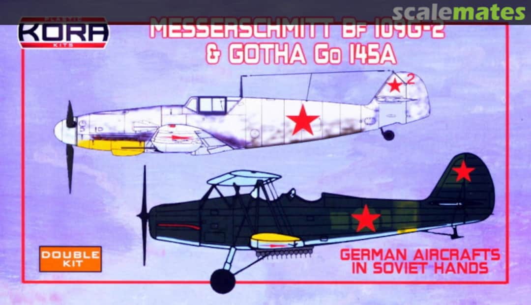 Boxart Messerschmitt Bf 109 G-2 & Gotha Go 145A KPK7298 Kora Models Boxart Messerschmitt Bf 109 G-2 & Gotha Go 145A KPK7298 Kora Models