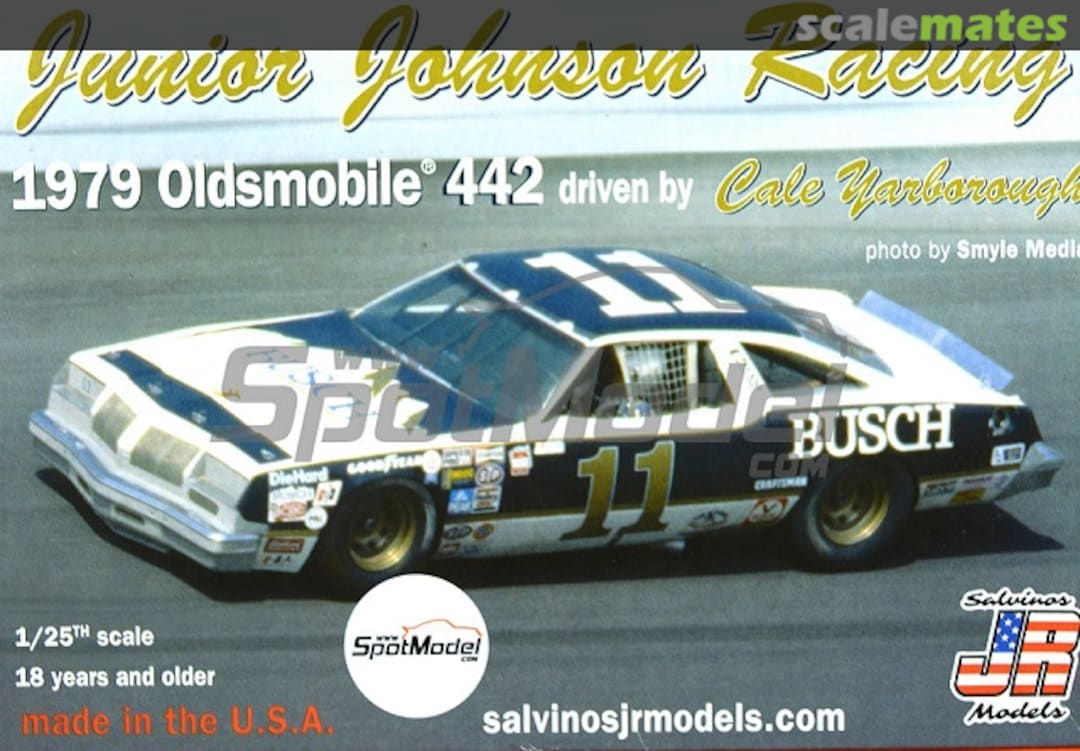 Boxart Oldsmobile 442 Junior Johnson Racing Team sponsored by Busch #11 SALVINOS-011 Salvinos JR Models Boxart Oldsmobile 442 Junior Johnson Racing Team sponsored by Busch #11 SALVINOS-011 Salvinos JR Models
