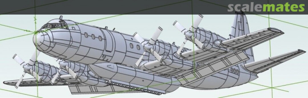 Boxart Lockheed L-188A water bomber ver. One Man MODEL Boxart Lockheed L-188A water bomber ver. One Man MODEL