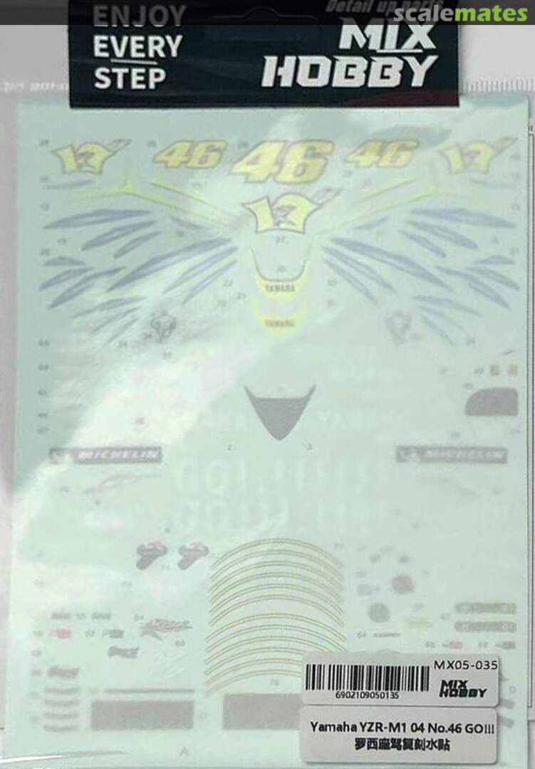 Boxart Yamaha YZR-M1 MX05-035 MIX Hobby Boxart Yamaha YZR-M1 MX05-035 MIX Hobby