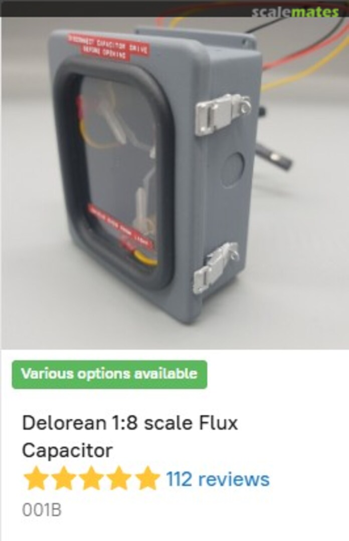 Boxart DeLorean Flux Capacitor 001 Model Modz Boxart DeLorean Flux Capacitor 001 Model Modz