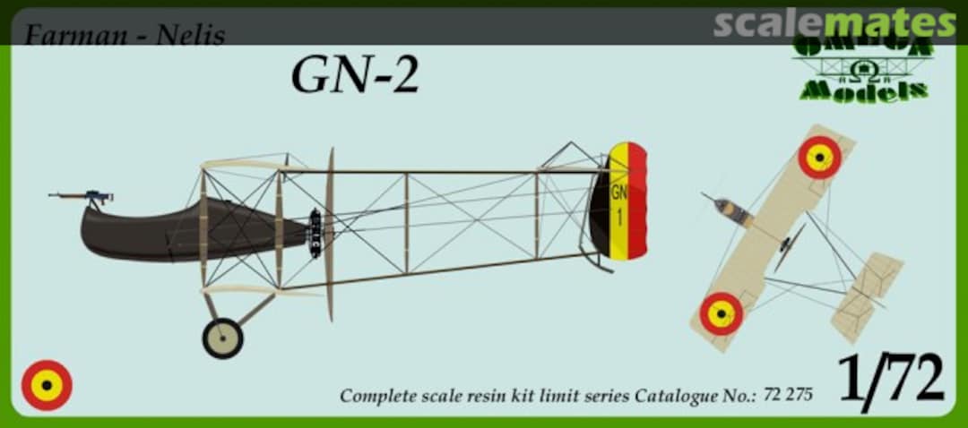 Boxart Farman-Nelis GN-2 72275 Omega Models Boxart Farman-Nelis GN-2 72275 Omega Models