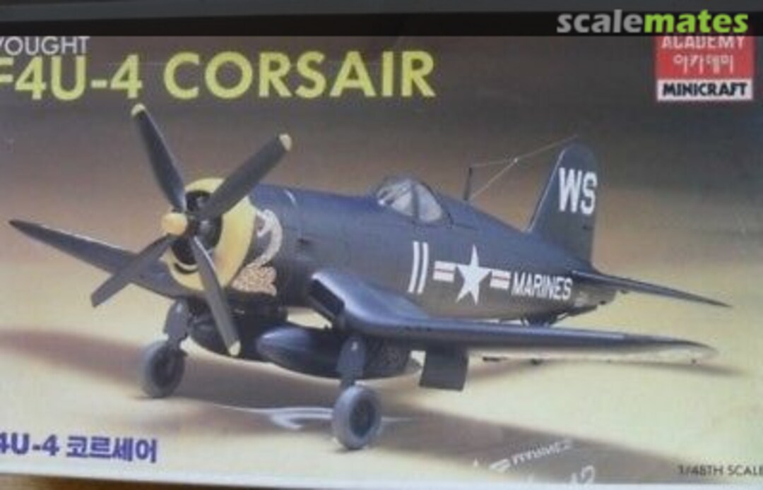 Boxart Vought F4U-4 Corsair 1656 Academy/Minicraft Boxart Vought F4U-4 Corsair 1656 Academy/Minicraft