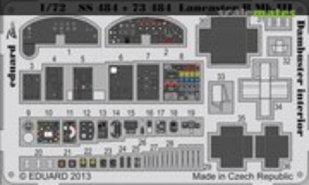 1:72 Lancaster B Mk.III Dambuster interior S. A. (Eduard SS484)