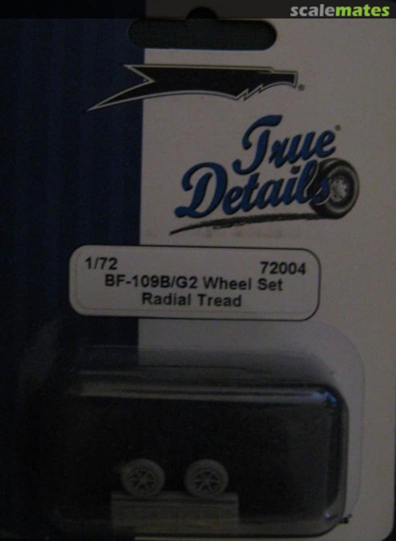 Boxart Bf 109B/G-2 Wheel Set 72004 True Details Boxart Bf 109B/G-2 Wheel Set 72004 True Details
