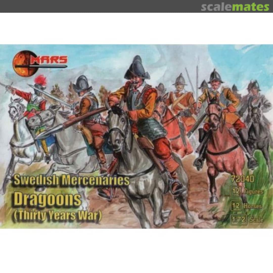 Boxart Swedish Mercenaries Dragoons 72040 Mars Figures