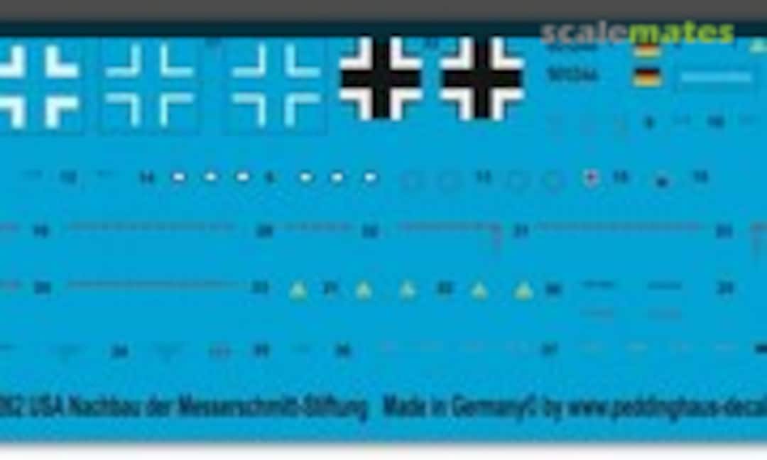 1:48 Me 262 USA Nachbau der Messerschmitt Stiftung (Peddinghaus-Decals EP 2733) EP 2733