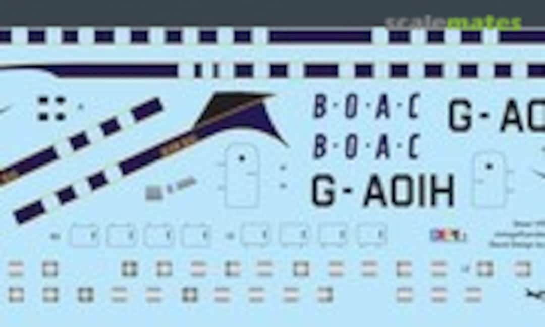 1:144 DC-7C BOAC (Vintage Flyer Decals VFD144-178) VFD144-178