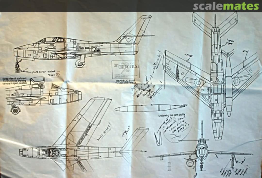 Boxart F-84 Thunderstreak 55 ID Models Boxart F-84 Thunderstreak 55 ID Models